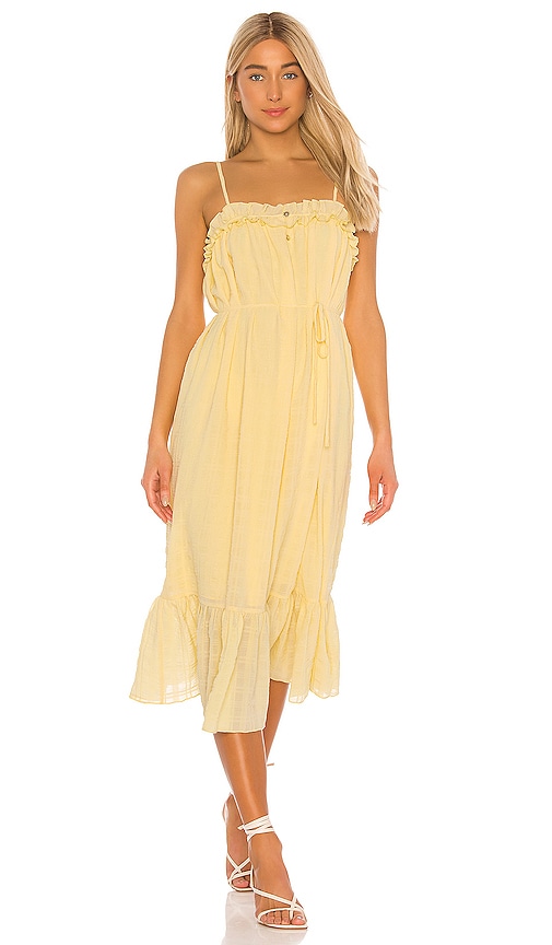 Tularosa Sofina Dress in Spring Yellow
