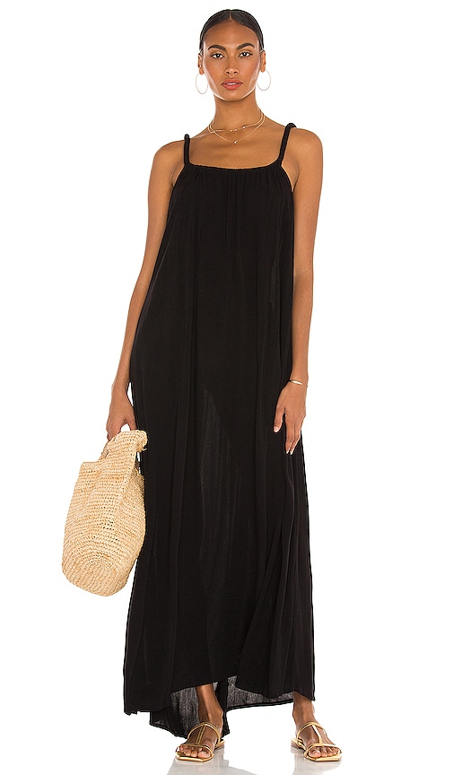Poesie Maxi Dress in Black. - size XS (also in L, M, S, XL, XXS)