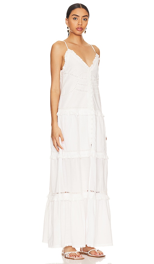 Shop Tularosa Lucy Maxi Dress In White