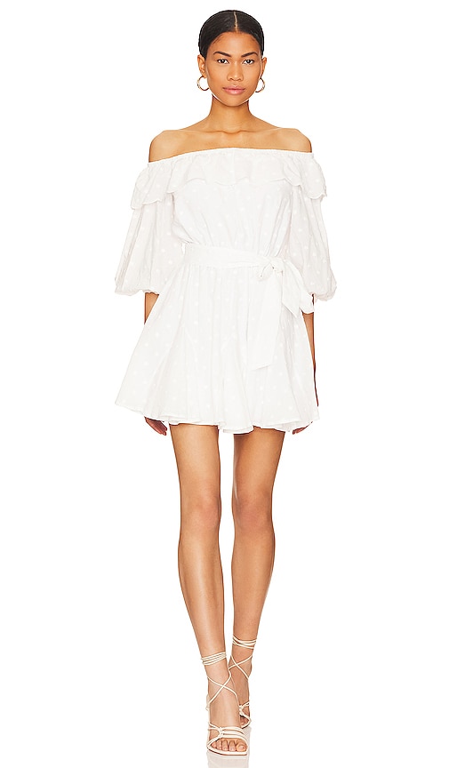 Tularosa Dakota Mini Dress In White