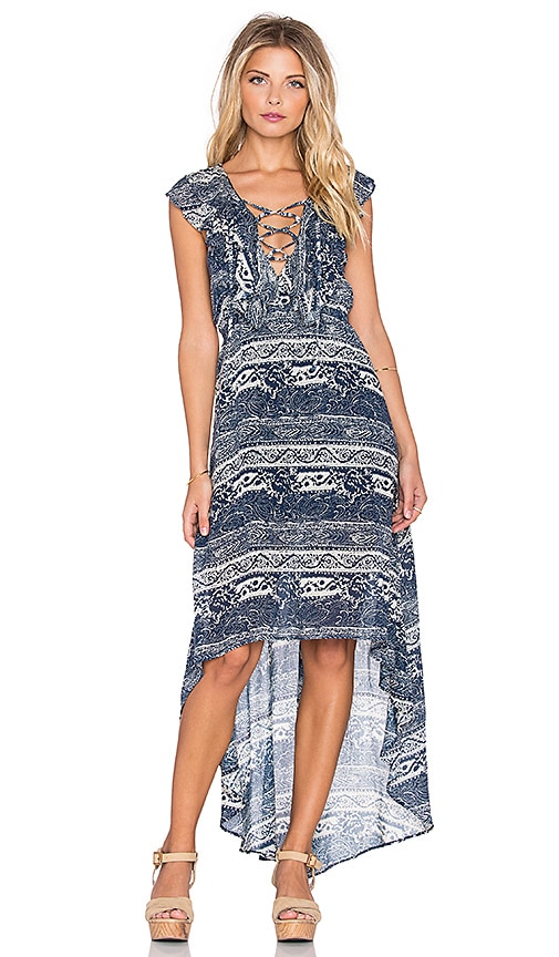 Tularosa x REVOLVE Nashville Dress in Navy Paisley | REVOLVE