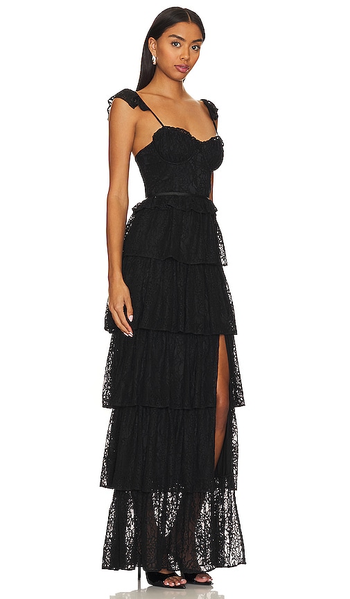 Shop Tularosa Cantini Maxi Dress In Black