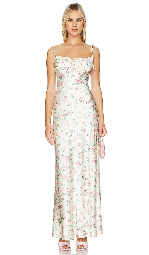 Shop Tularosa Rachel Maxi Dress In Spring Floral Multi