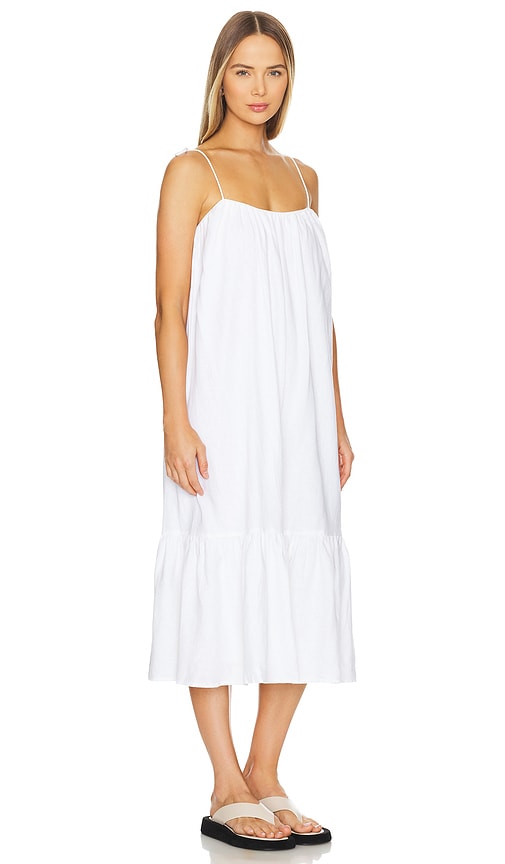 Shop Tularosa Ashley Midi Dress In White