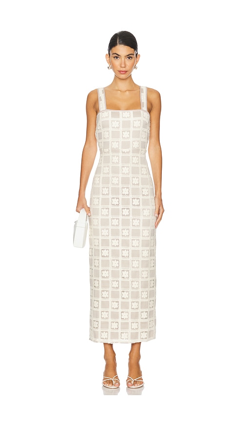 Shop Tularosa Anna Maxi Dress In Nude