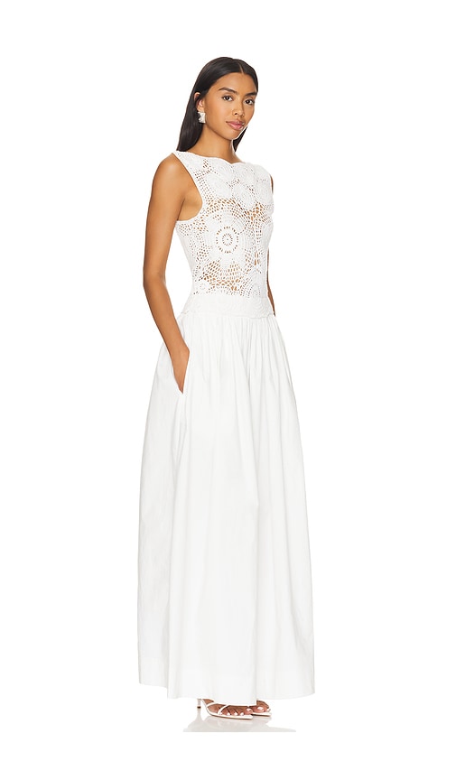 Shop Tularosa Kenleigh Maxi Dress In White