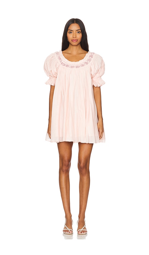 Tularosa Brittney Mini Dress in Blush