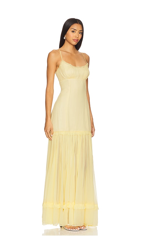 Tularosa X Emma Rose Ada Maxi Dress In Gold