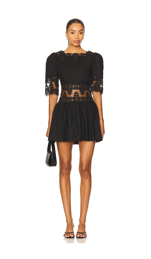Tularosa Bonnie Mini Dress In Black