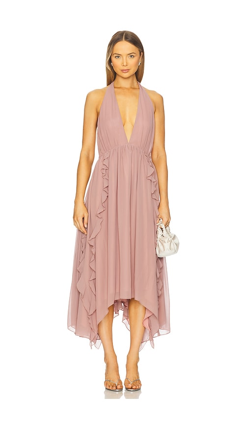 Tularosa Livia Midi Dress In Purple