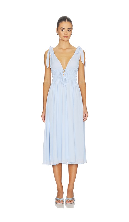 princess polly baby blue dress Dusty Blue Bridesmaid Dresses - Long & Short main image 1