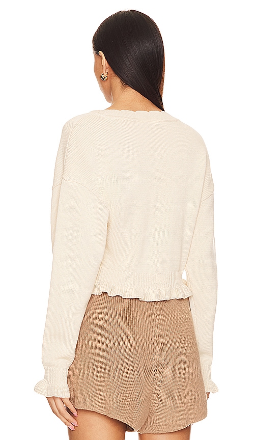  Tularosa Cardigan Jovien Rosette In Beige. Größe S. Also In Xs, M. 