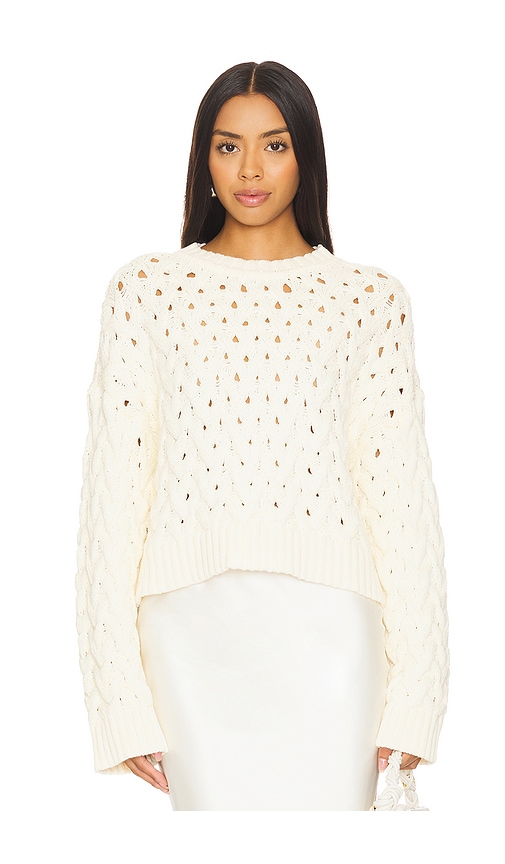 Shop Tularosa Genoa Sweater In Ivory