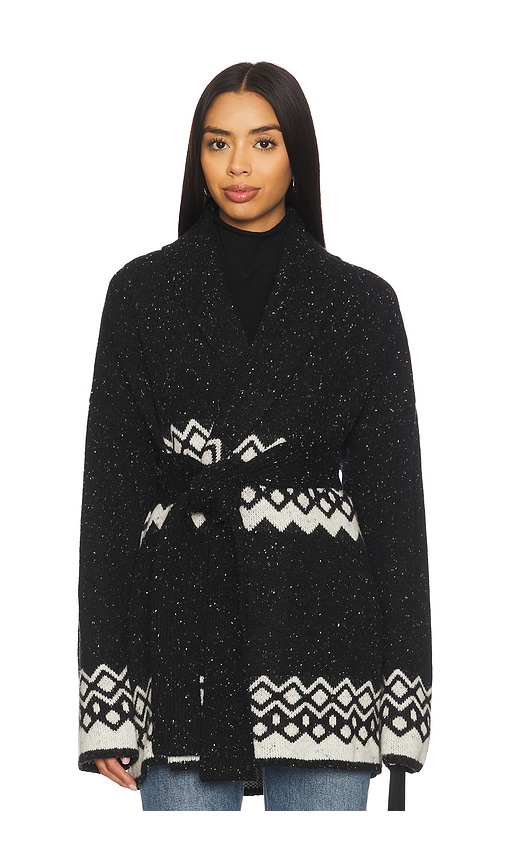 Tularosa Adley Fairisle Cardigan In Black