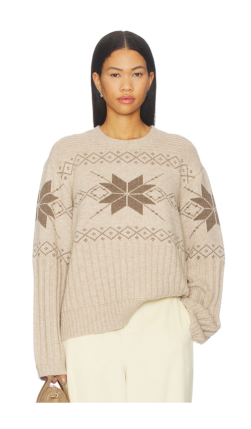 Tularosa Sammara Fair Isle Sweater In Neutral