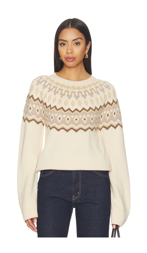 Maralyn Fair Isle Sweater by Tularosa in Ivory Multi