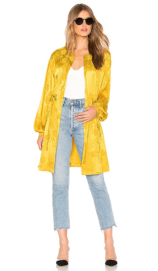 Tularosa Brooke Jacket in Golden Yellow | REVOLVE