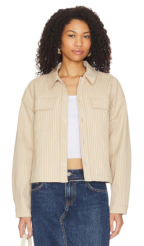 Tularosa Nora Jacket in Almond Stripe | REVOLVE