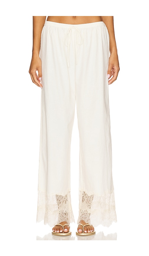Margaux Pant in Cream. - size XS (also in L, M, S, XL, XXS)