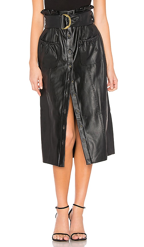 Jenna Faux Leather Skirt