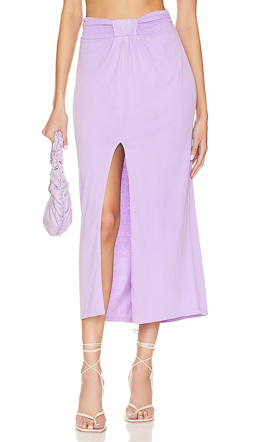 Tularosa Green Thea Skirt In Orchid Lilac