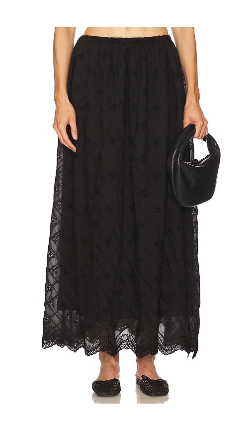 Tularosa Sofiya Maxi Skirt In Black