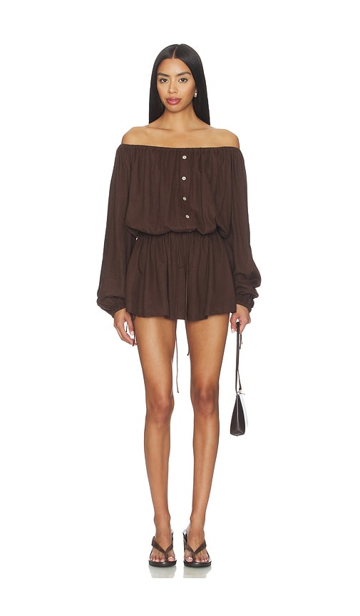Tularosa Kai Linen Romper