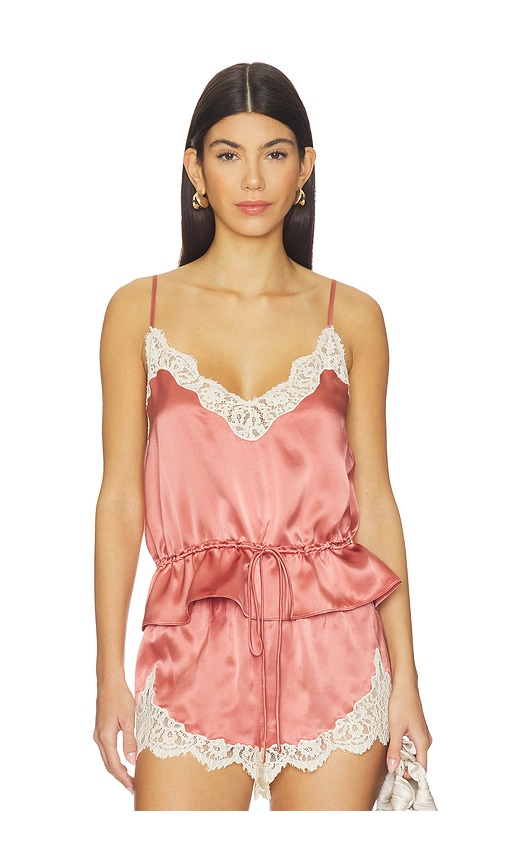 Tularosa Lio Silk Cami Top en Rose Taille L Also en 168 €