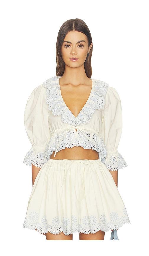 Tularosa Anya Blouse en Ivory Taille XL Also en M L 174 €