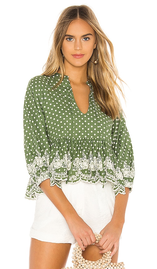 Simone Embroidered Top