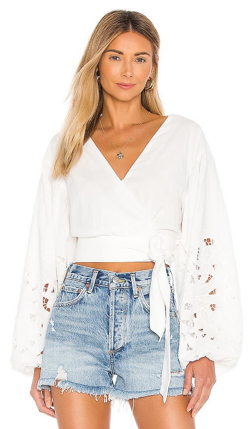 Tularosa Kian Top in White | REVOLVE