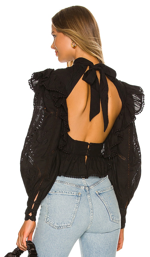 Michon Top in Black. - size XL (also in L, M, S, XS)