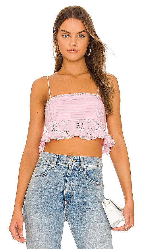 Tularosa Genevieve Top in Peony Pink REVOLVE