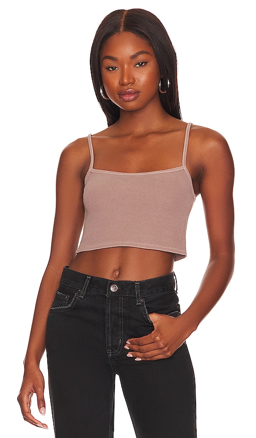 Tularosa Green Anabel Tank Top in Mushroom