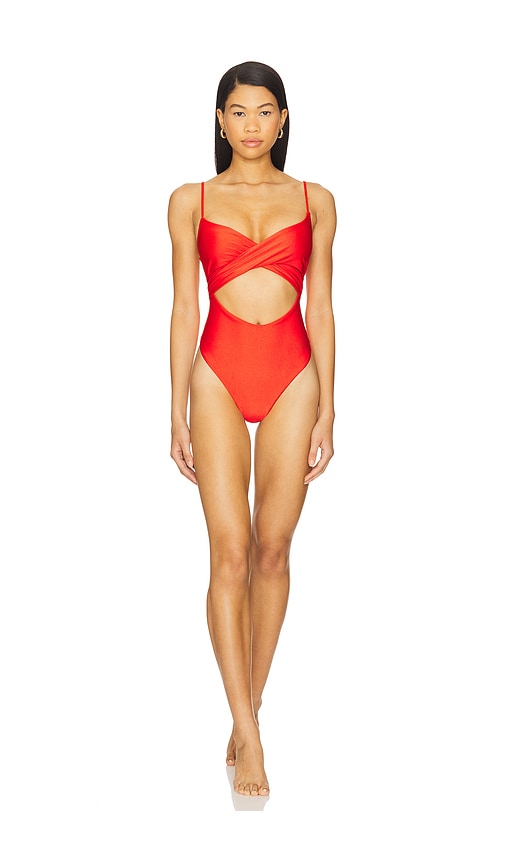 Floria One Piece in Red. - size XS (also in L, M, S, XL, XXS)