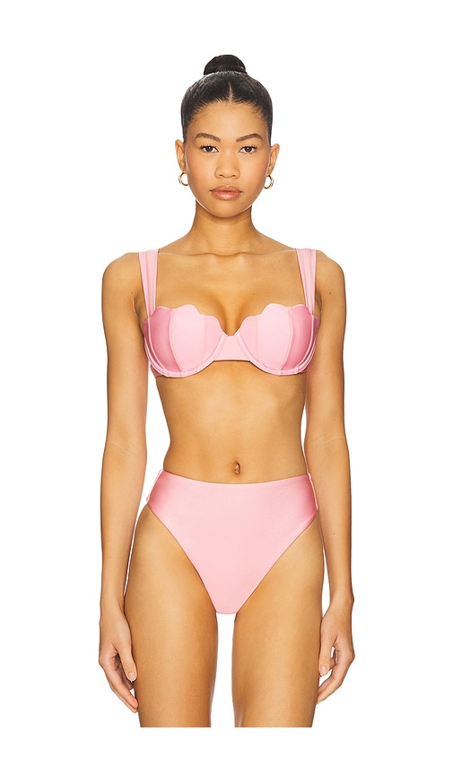 Emeline Top in Pink. - size XS (also in L, M, S, XL, XXS)