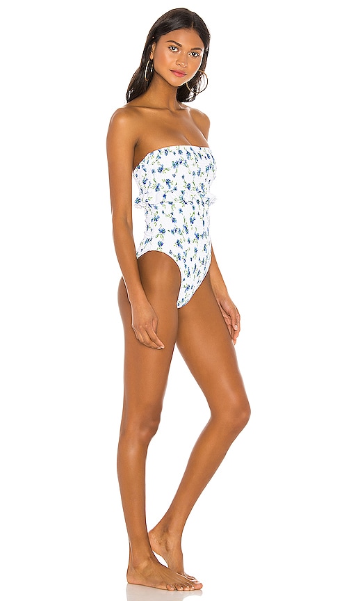 Shop Tularosa Poppy One Piece In Forget Me Not Floral