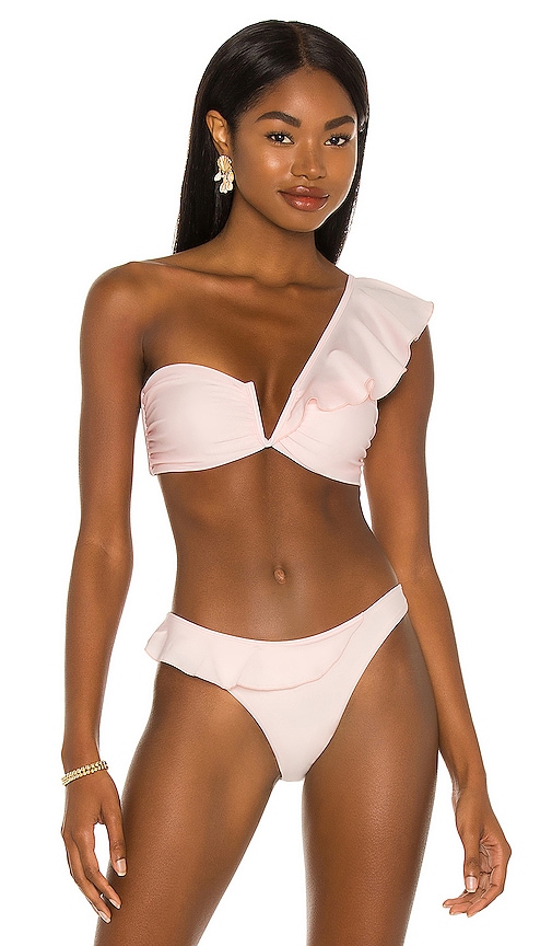 WeWoreWhat Vintage Bra Bikini Top in Off White