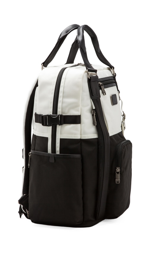 tumi earl grey backpack