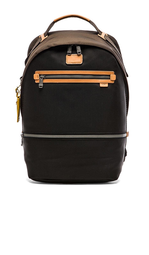 Tumi Alpha Bravo Cannon Backpack in Black & Brown | REVOLVE