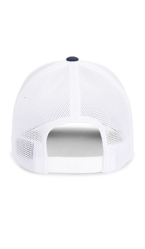  Travismathew Beer Break Hat In White,navy. 