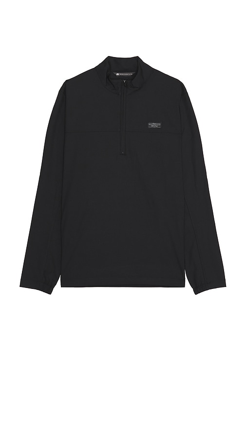 Shop Travismathew Wanderlust Quarter Zip Jacket In Black