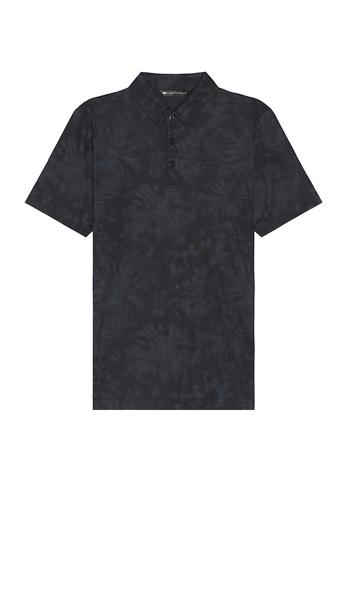 Shop Travismathew Brilliant Waters Polo Shirt In 黑色