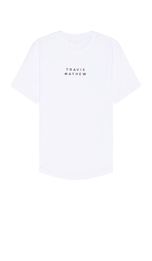 Shop Travismathew Scoop T-shirt In 白色