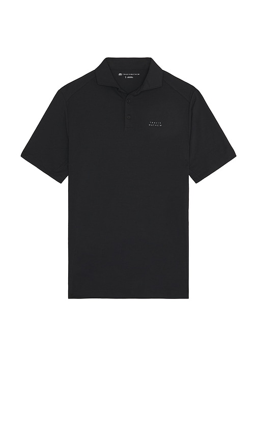 Shop Travismathew Heater Pro Polo In Black