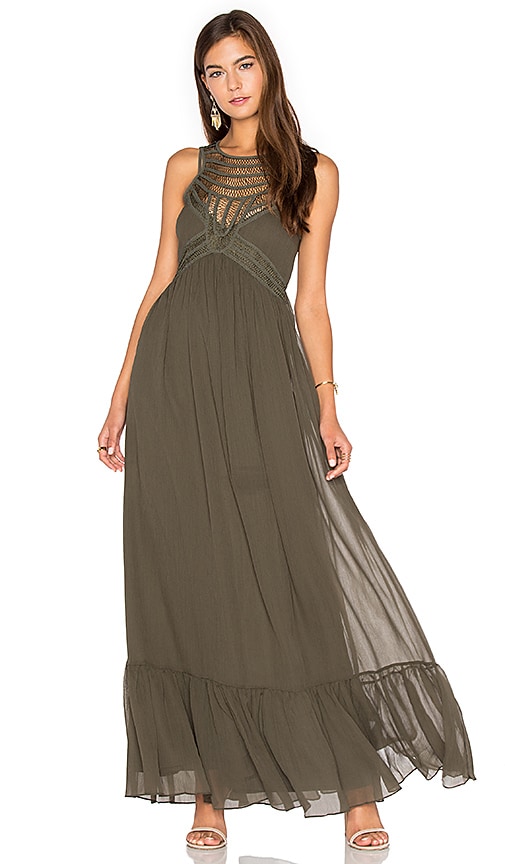 Twelfth Street By Cynthia Vincent Front Embellishment Maxi Dress