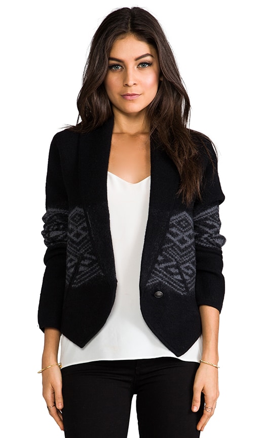 Boiled Wool Cardigan