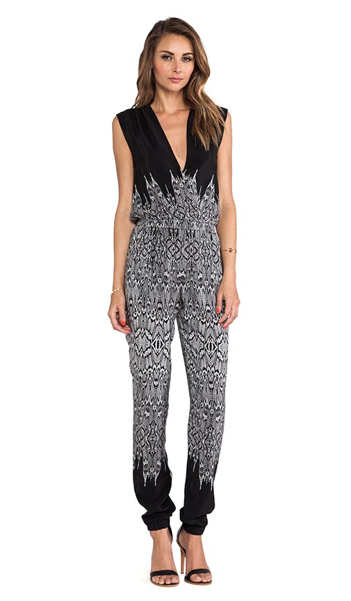 Twelfth Street By Cynthia Vincent Criss Cross Jumpsuit in Black