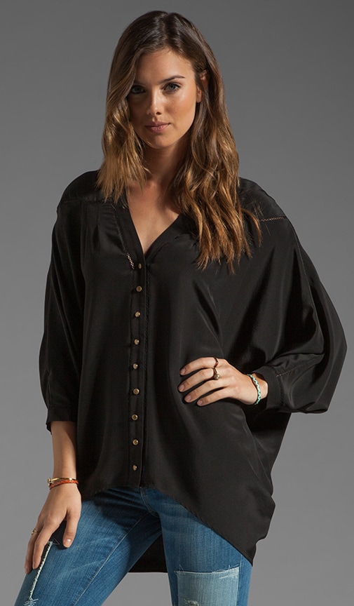 High-Low Dolman Blouse