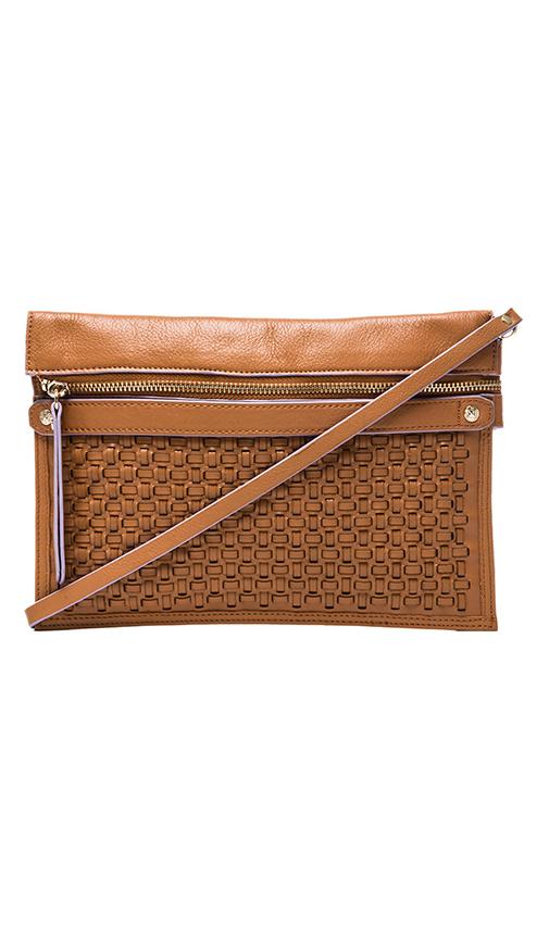 Elsa Woven Leather Pouch
